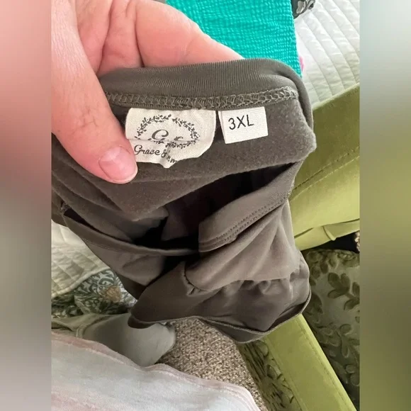 Grace and Emma Olive 3XL Bodysuit - Picture 3 of 3